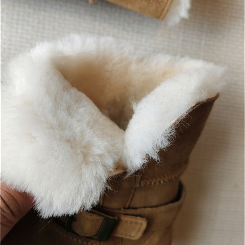 Women's Winter Thick Bottom Knight 2 Belt Buckle Veet Snow Boots