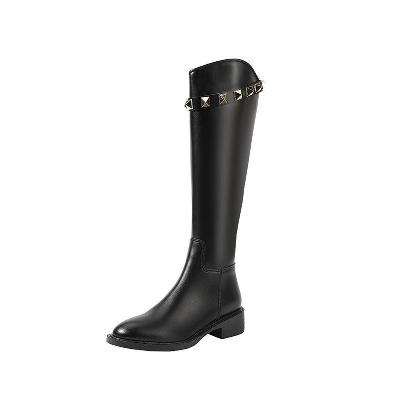 Women's Retro Western Cowboy Early Autumn Below Boots