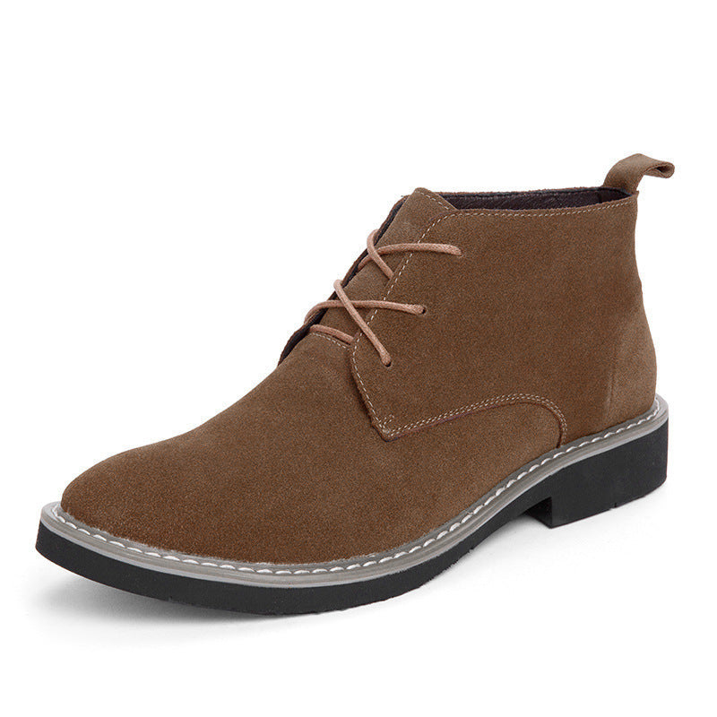 Men's Plus Size Suede British Style Business Leather Shoes