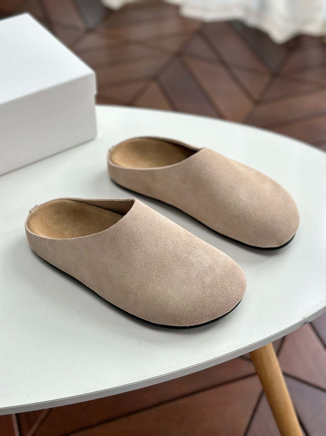 Unisex Lazy Pump Genuine Muller Thick Sole Increased Slippers
