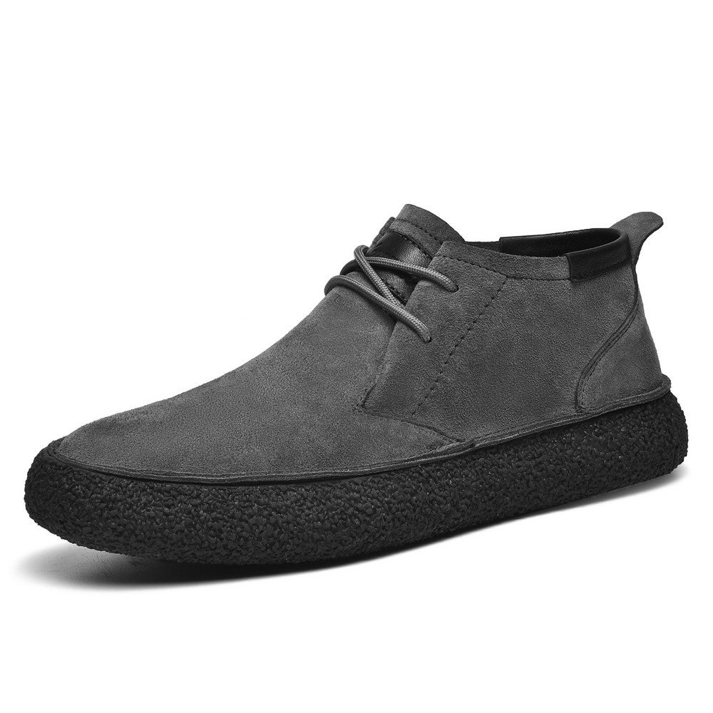 Men's Matte Suede Martin Retro Platform Tide Sneakers