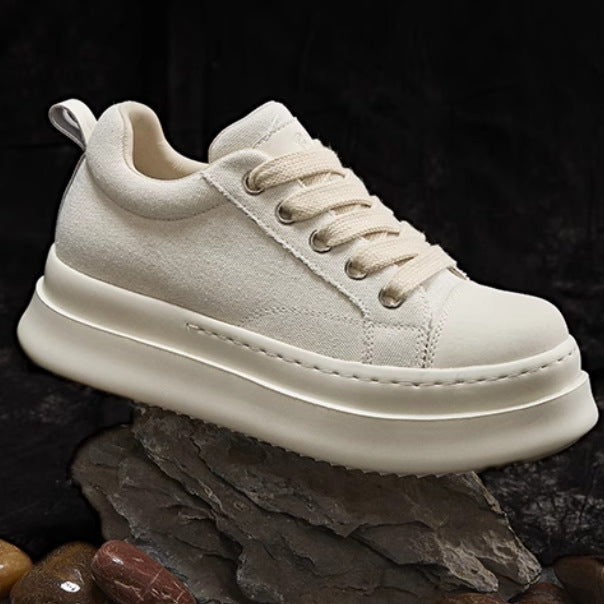 Men's Invisible Summer Pang Ding Breathable Versatile Canvas Shoes