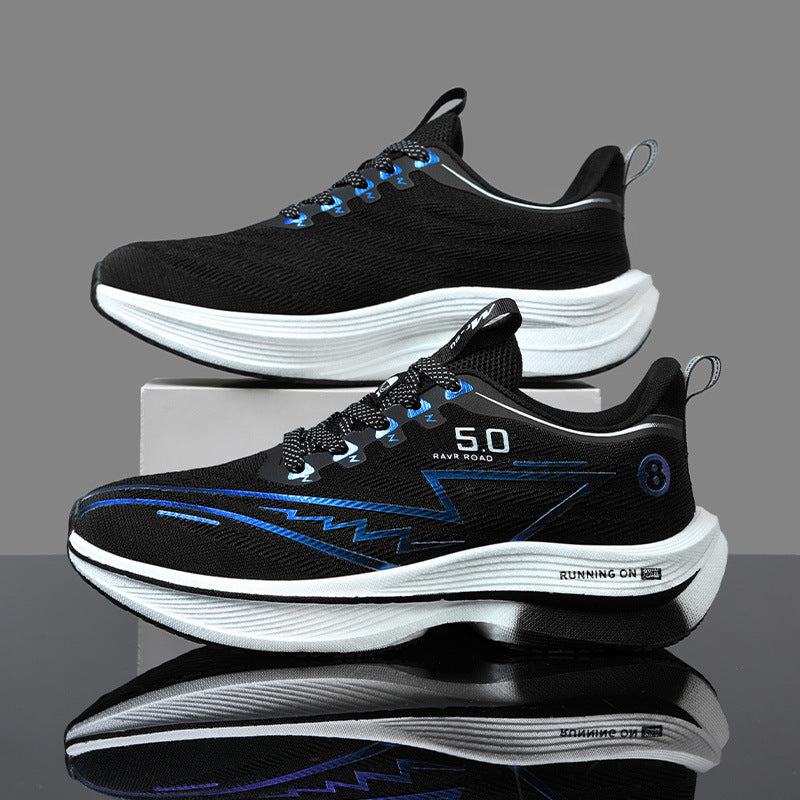 Men's Rabbit Running Official Autumn Breathable Professional Marathon Racing Sneakers