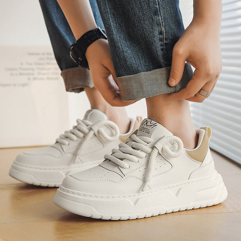 Men's Style Thick Sole Increased Stitching Soft Sneakers
