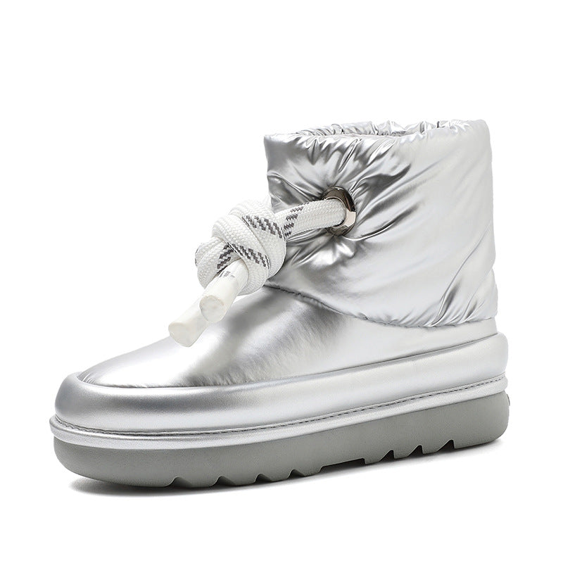 Women's Fur Winter Thick Bottom Elevator Wild Snow Boots