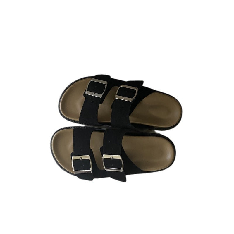 Women's One-word With Platform Summer Outer Wear Stylish Slippers