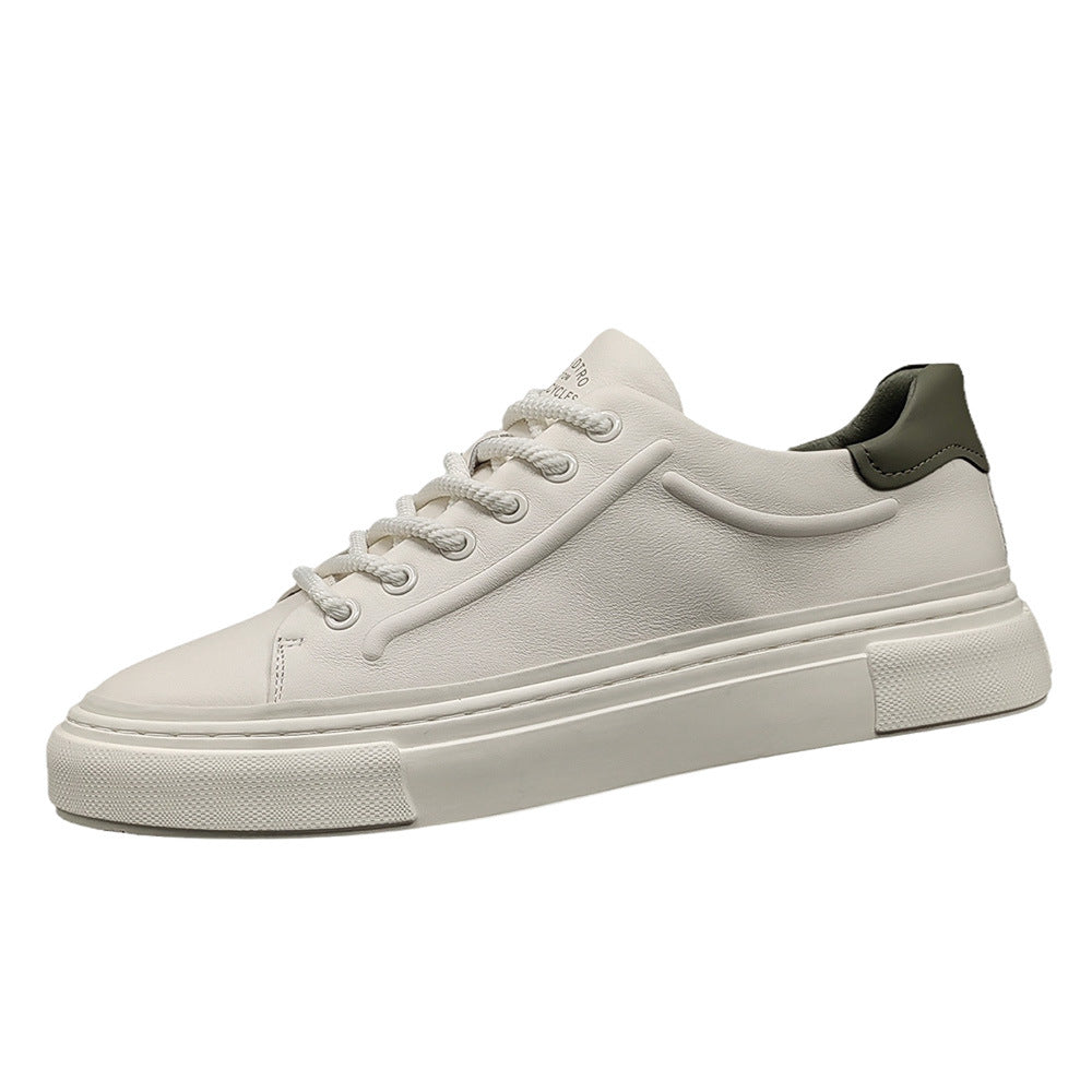 Men's Trendy Niche Autumn First Layer Cowhide Sneakers