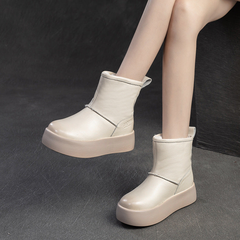 Women's Dong Fleece-lined Warm Korean Ankle Leisure Women's Shoes