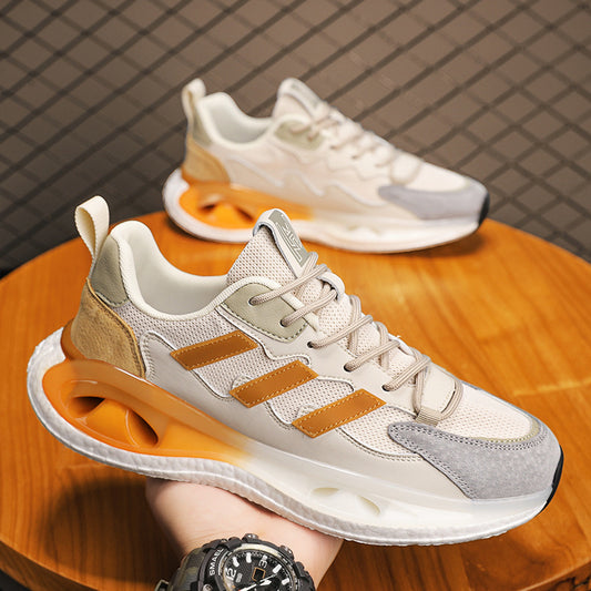 Men's Popular Mesh Breathable Popcorn Fashion Trend Sneakers