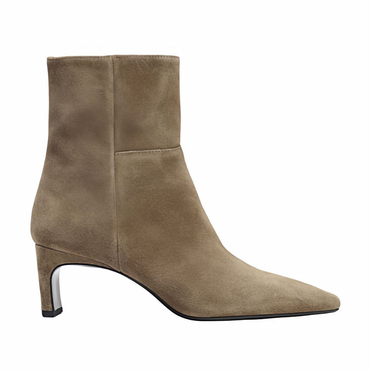 Women's Winter Thread Details Suede Cat Pointed Women's Leather Boots