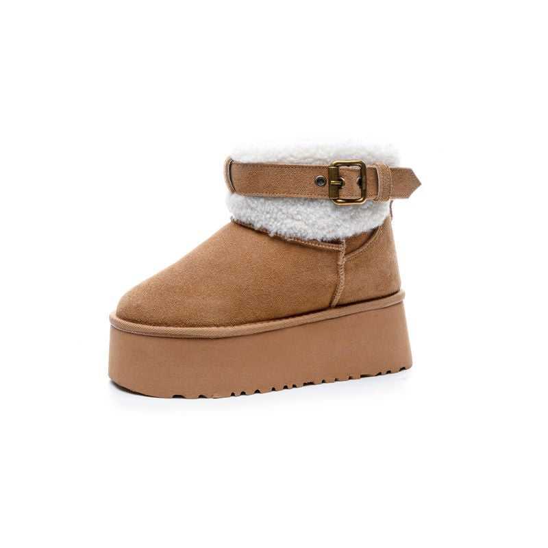 Genuine Height Increasing Insole Muffin Super Snow Boots