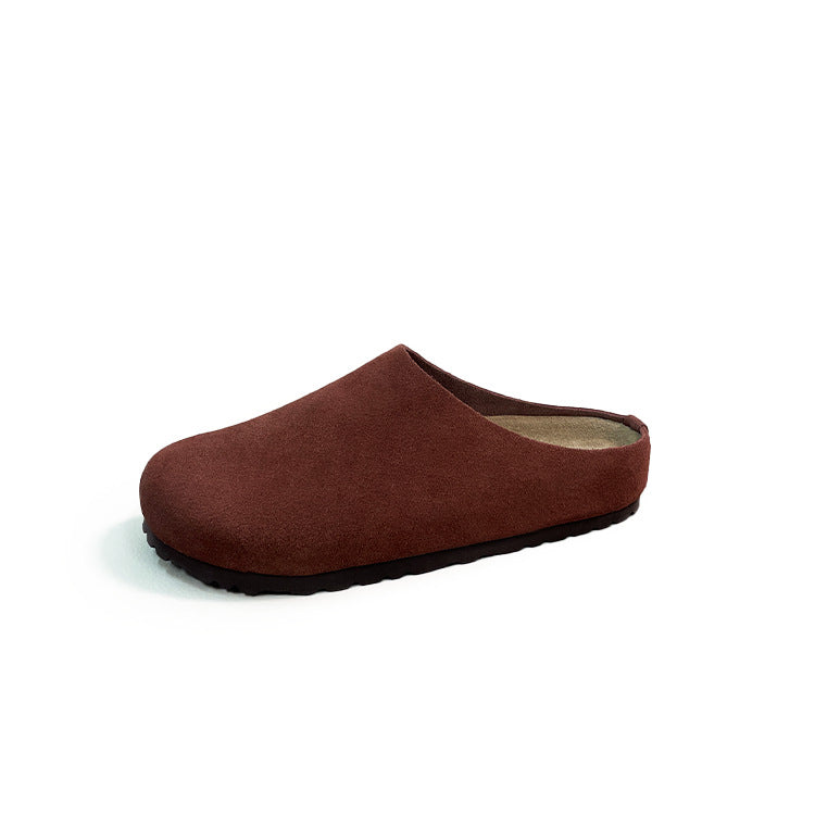 Women's Outer Wear Genuine Cork Arch Support Thick-soles Slippers