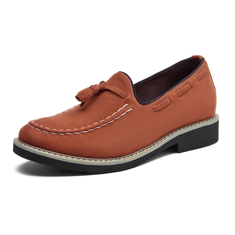 Men's Plus Size Suede British Style Business Leather Shoes