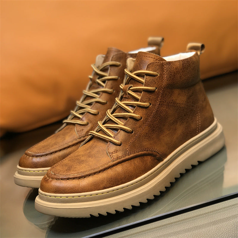 Men's Genuine Board Korean Trendy Martin Sneakers