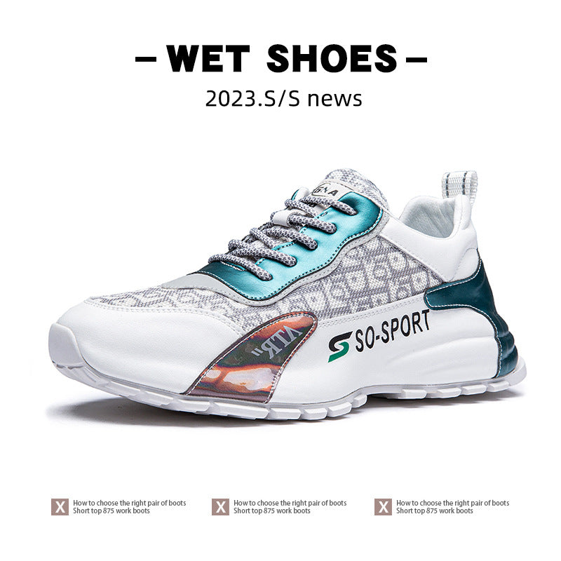 Men's Oversized All-inclusive Summer Mesh Thick Sole Sneakers