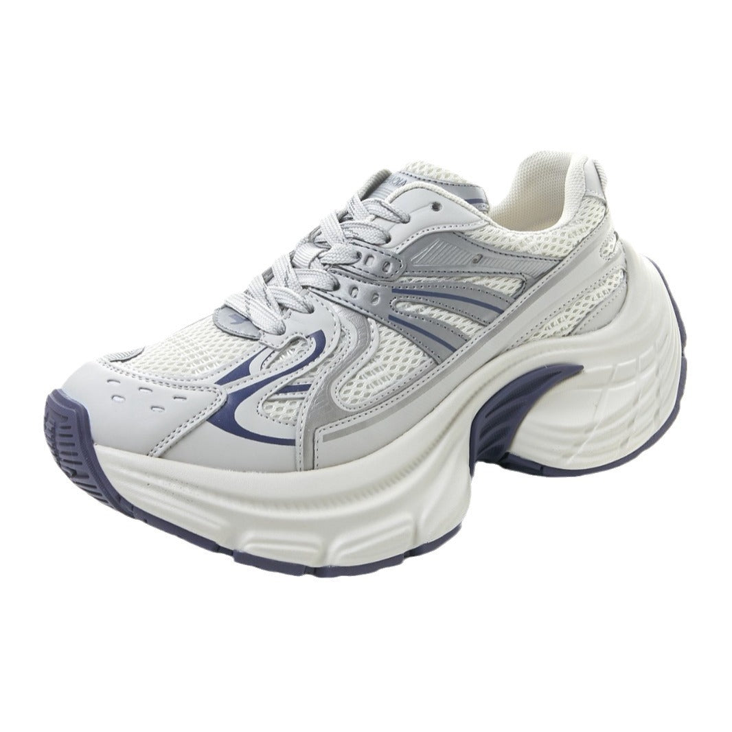Women's Paris Dad Thick Bottom Platform Show Sneakers