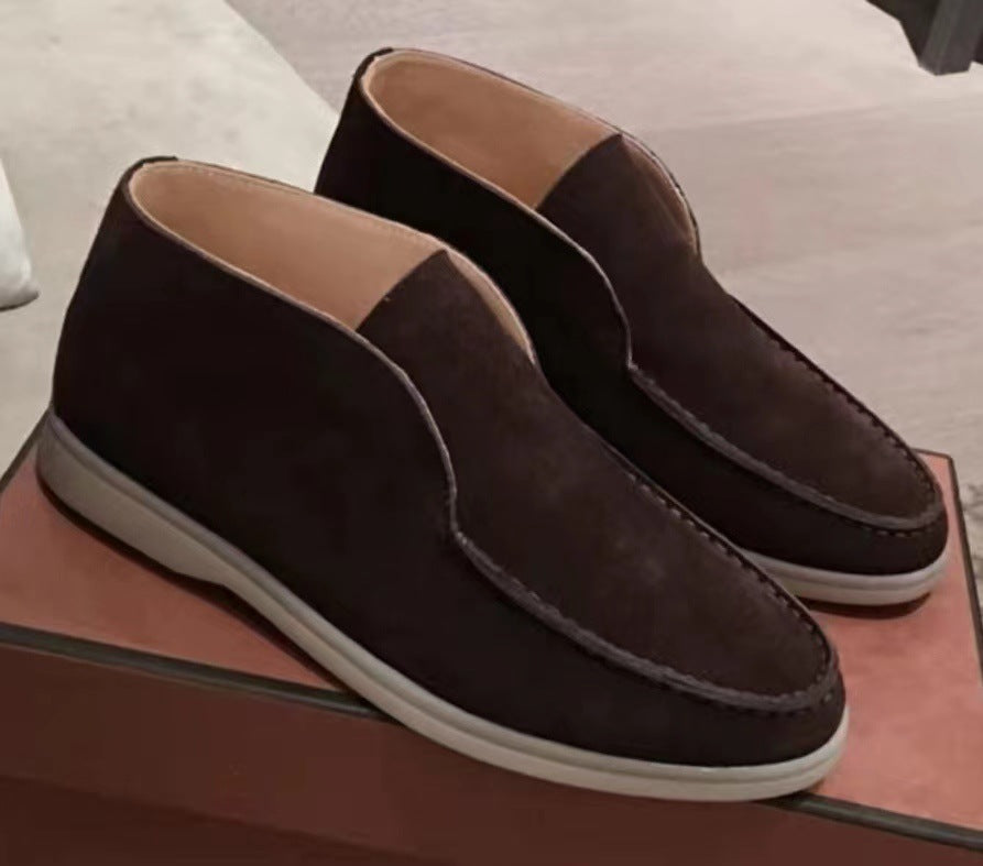 Women's High Soft Bottom Genuine Versatile Loafers