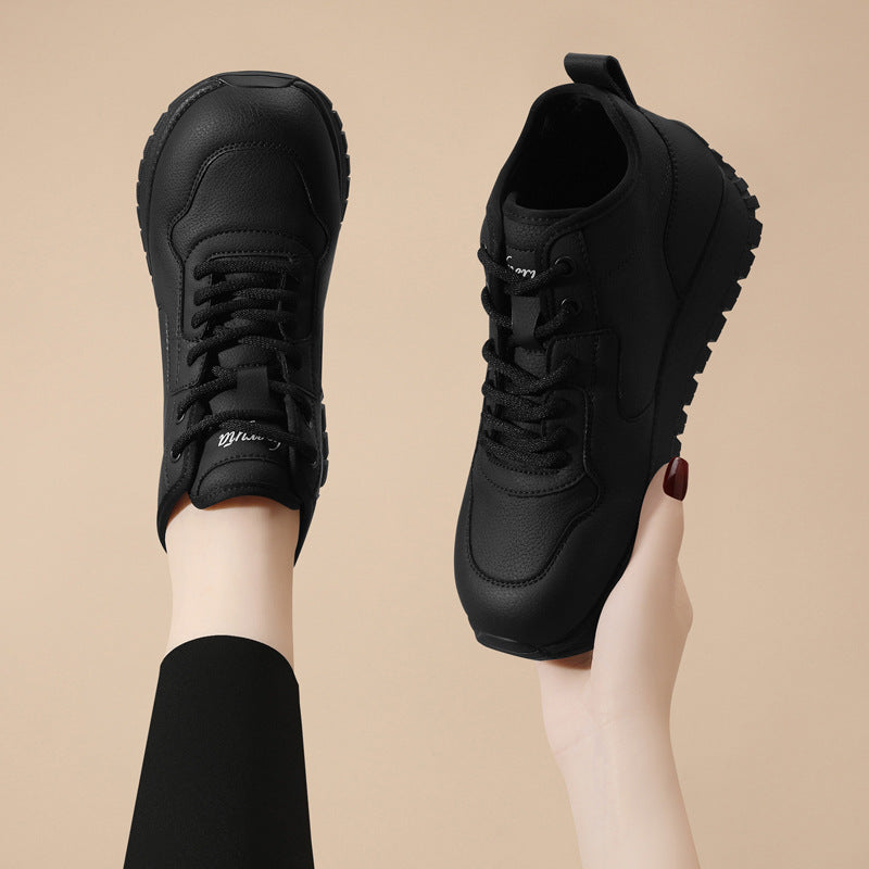 Soft Bottom Mom Winter Fleece-lined Flat Casual Shoes