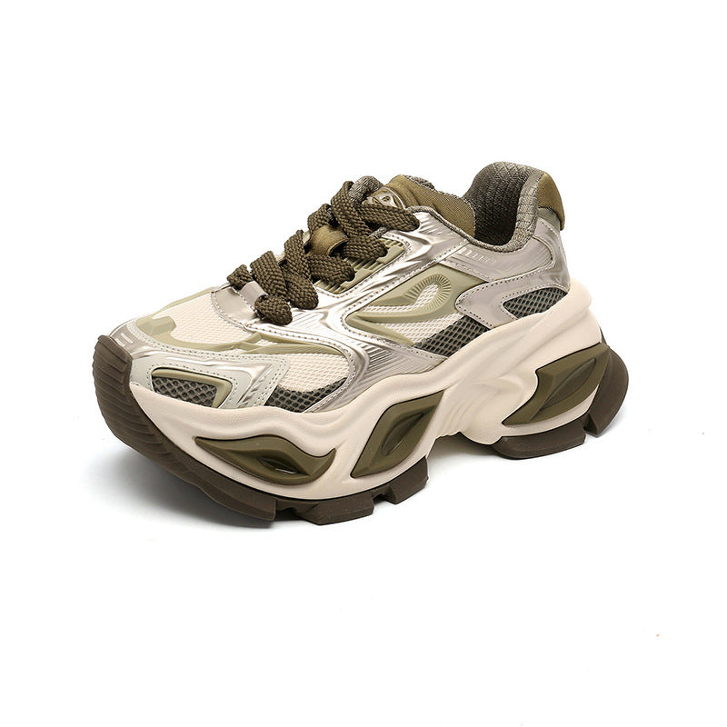 Women's & Men's Yi Tong Series Couple Daddy Thick Sneakers