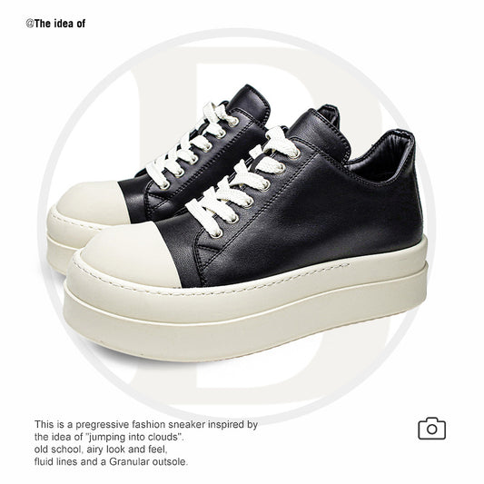 Women's & Men's Low Bond Training Thick Sole Height Increasing Sneakers