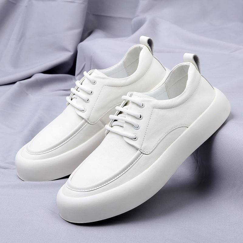 Men's Business Soft Bottom Breathable Round Head Leather Shoes