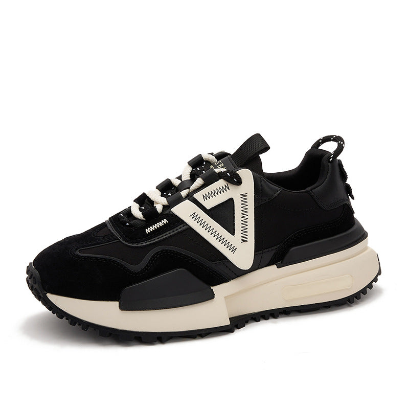 Women's White For Female Platform Height Increasing Sneakers