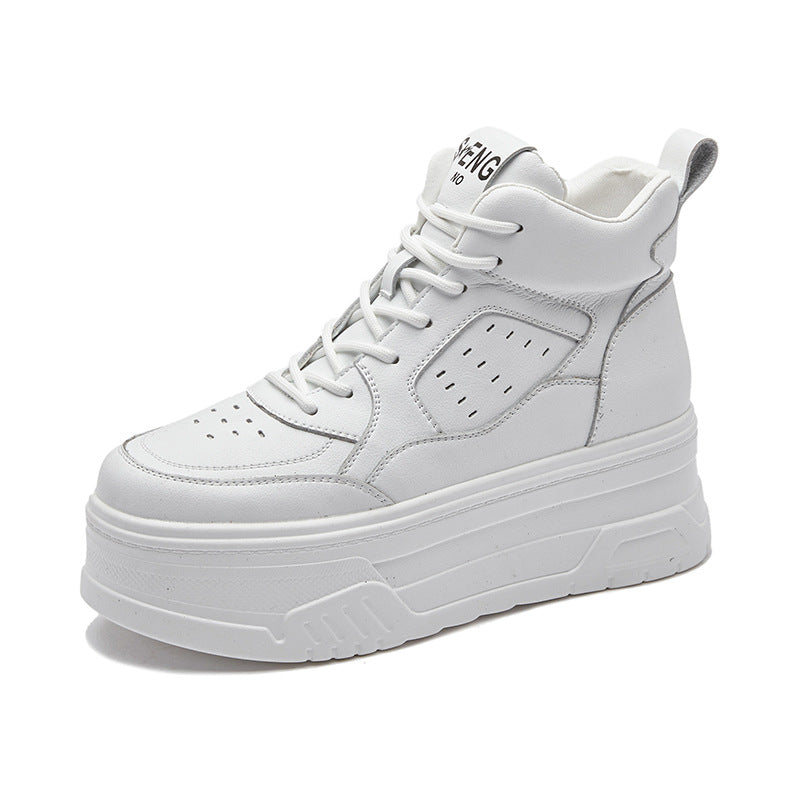 Women's Thick Bottom Increased Fleece-lined Fashionable Sports Casual Shoes