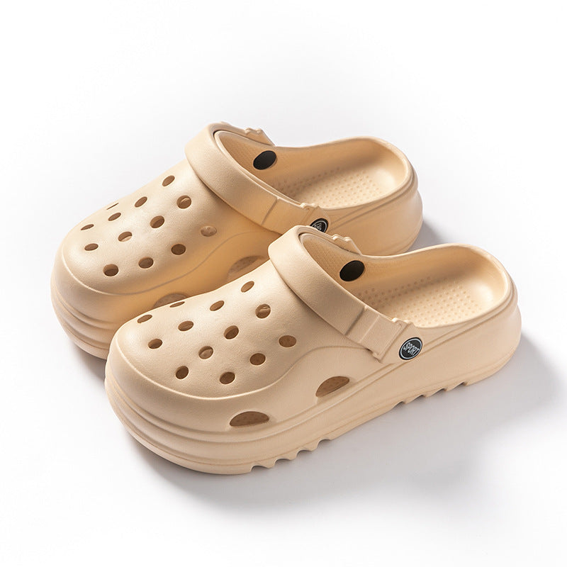 Women's Hole Summer Thick Bottom Increased Outer Women's Shoes