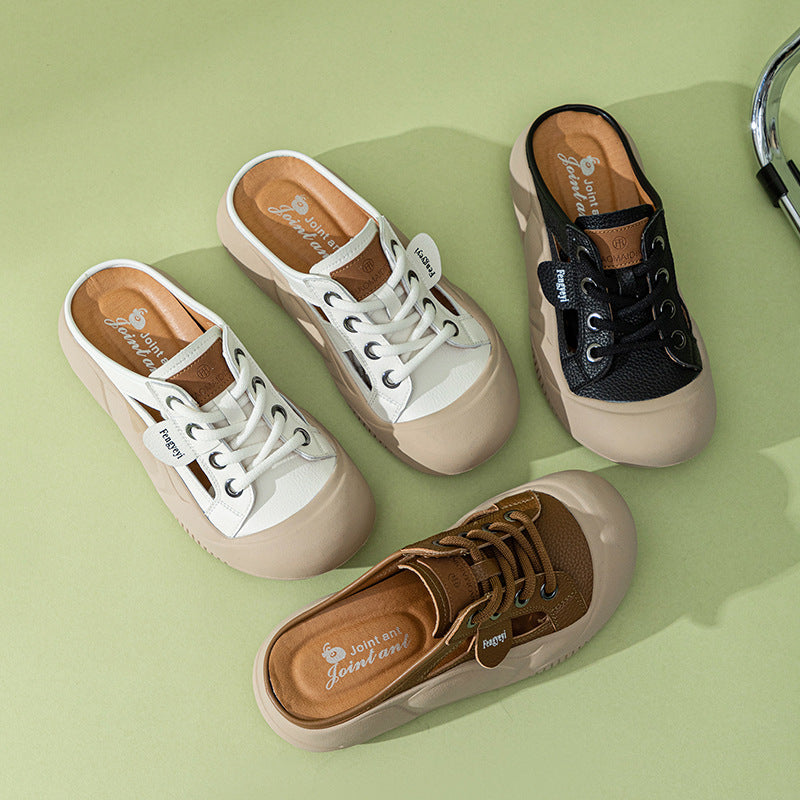 Women's Cute Lazy Pump Summer Outdoor Wear Platform Slippers