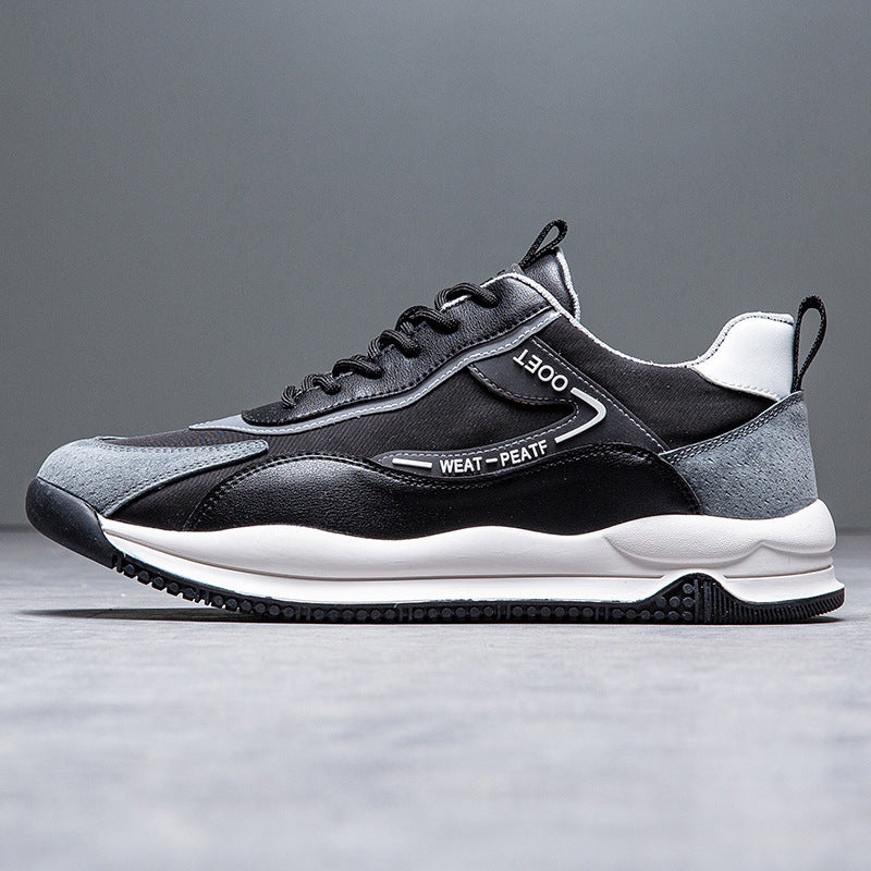 Men's Oversized Size Mesh Thick Bottom Heighten Sneakers