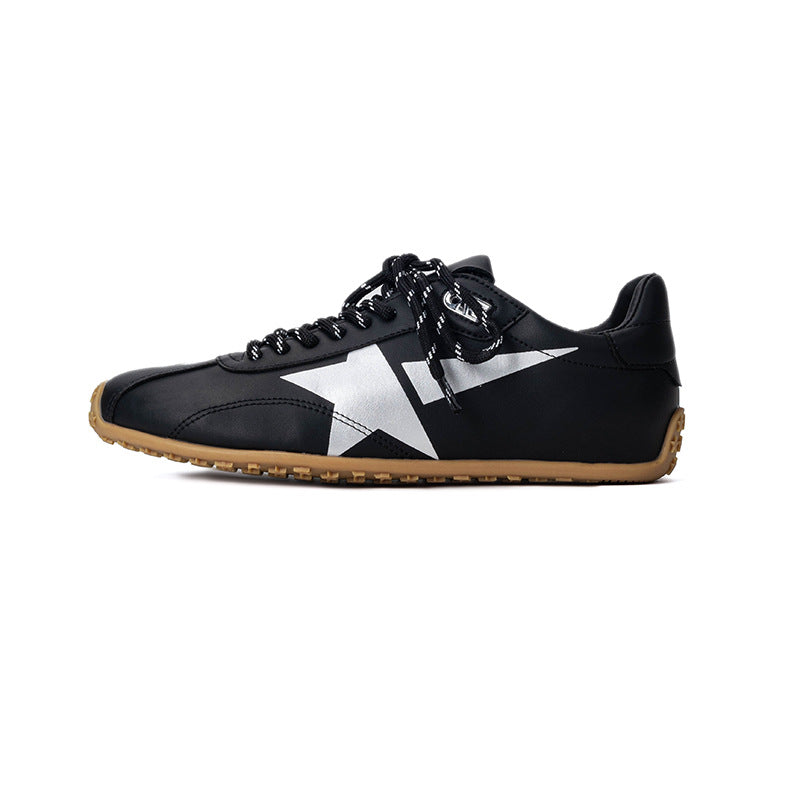 Women's Print Star Little Dirty Thin Bottom Sneakers