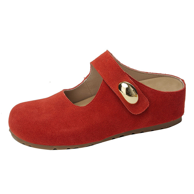 Women's Large Round Toe Soft Adorable Thick Bottom Slippers