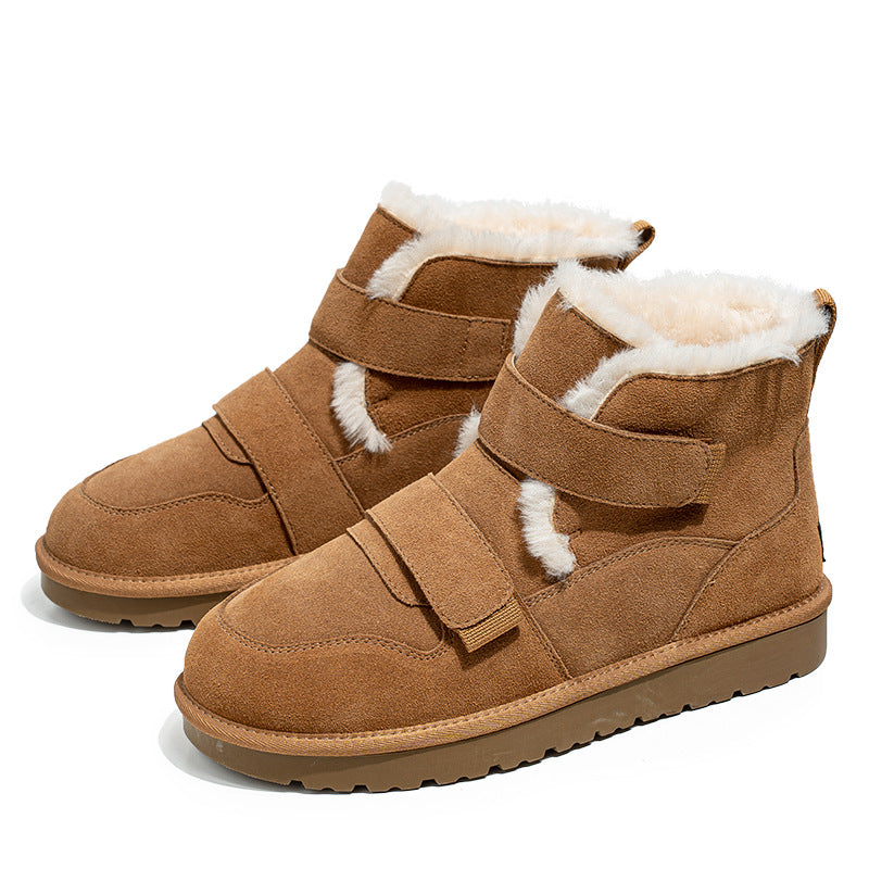 Couple Design Fleece Lined Padded Warm Snow Boots