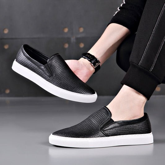 Men's Hollow Soft Cowhide Easy Wear Sports Sneakers