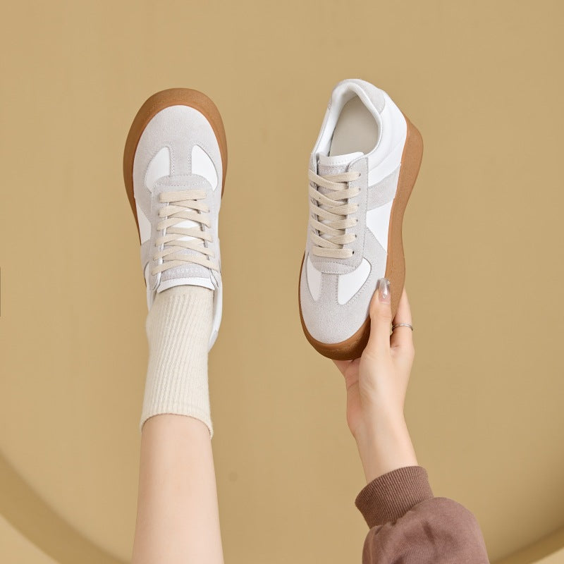 Women's Increasing Insole German Training Autumn Sports Vintage Sneakers
