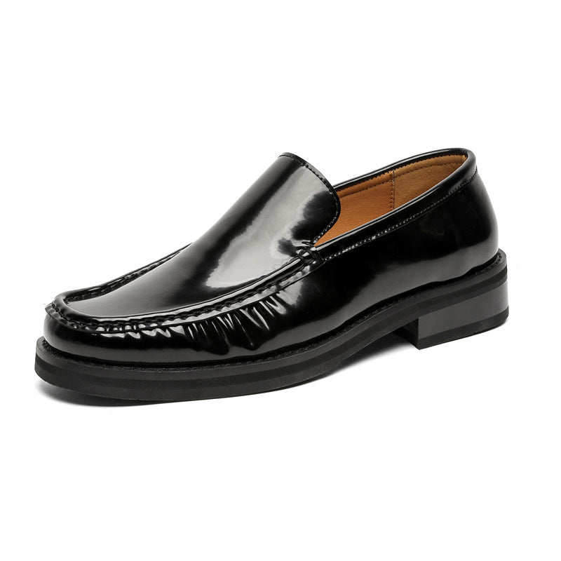 Men's Versatile British Beanie Business Summer Leather Shoes