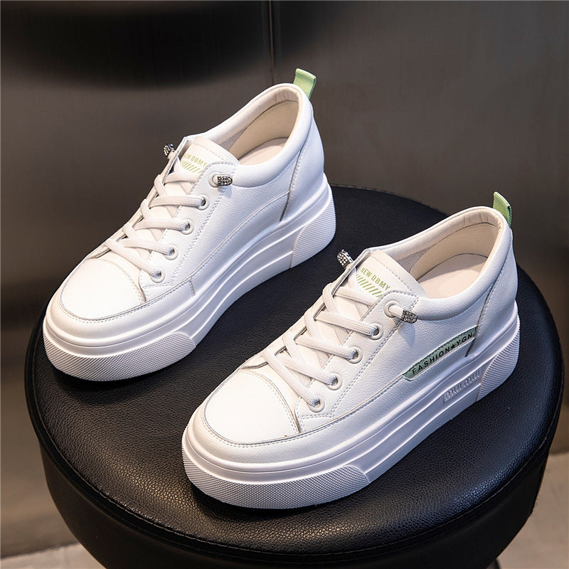 Women's Height Increasing Insole Spring Platform Pumps Heels