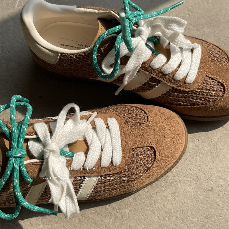 Super Soft Flat American Retro German Casual Shoes
