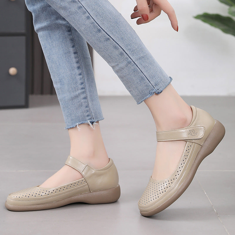 Women's Summer Breathable Mom Round Head Plus Sandals