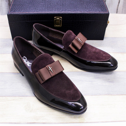 Men's Matte Patent Wedding Dinner Party Formal Loafers