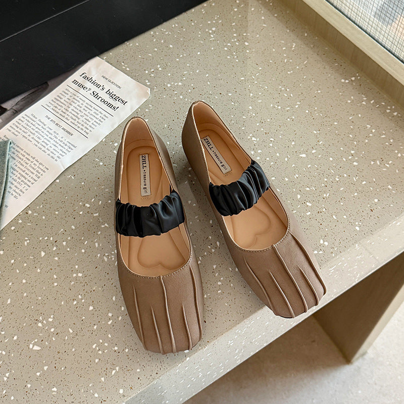 Women's Flat Square Toe Closed Plus Sizes Women's Shoes