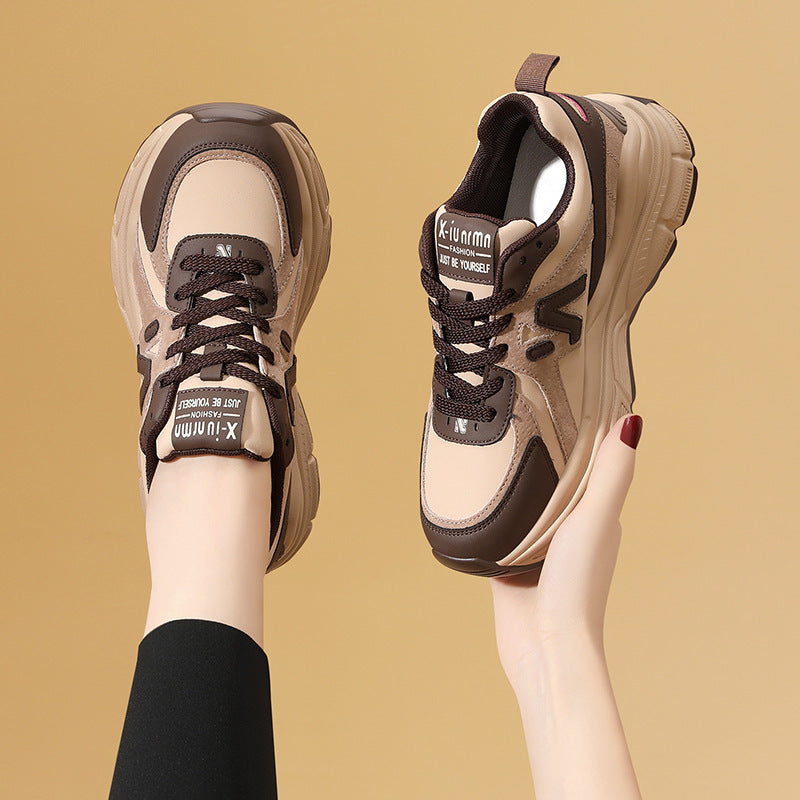 Women's Rabbit Platform Dad Leisure Travel Sports Casual Shoes
