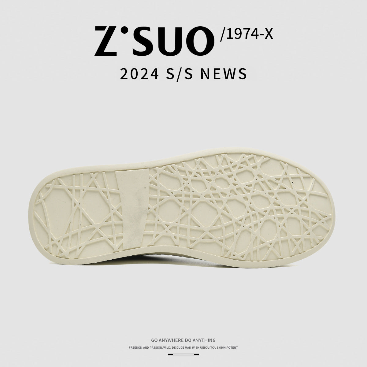 Men's Korean Style Simple Thick Fashionable White Casual Shoes