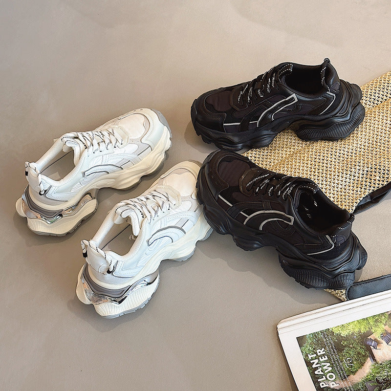 Women's & Men's Paris Dad Summer Thick Bottom Increased Sneakers
