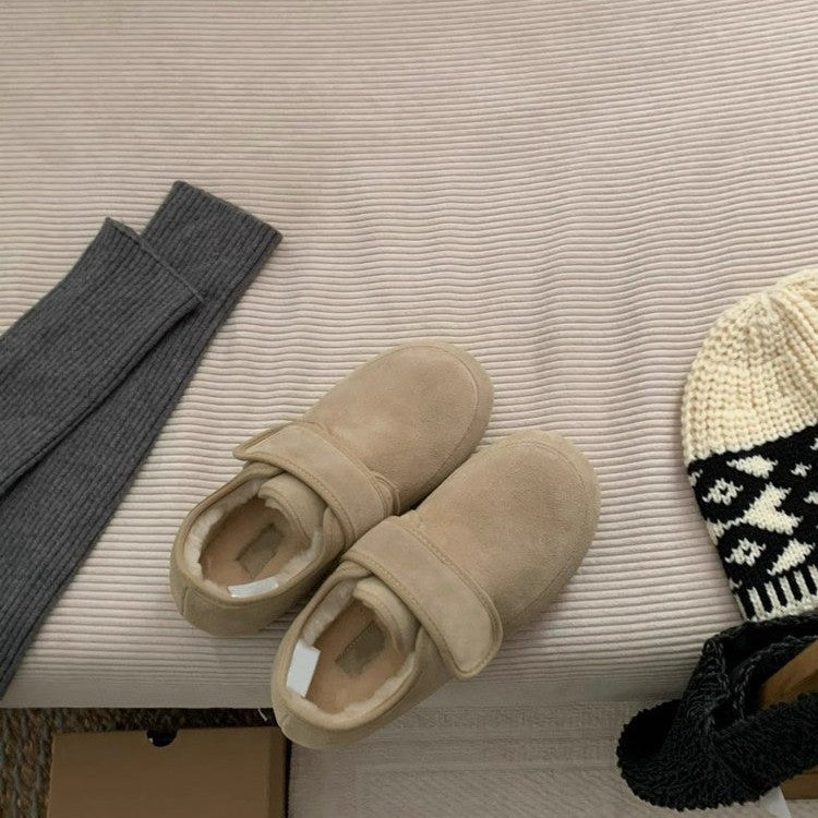 Fluffy Female Winter Warm Cotton Thick Women's Shoes