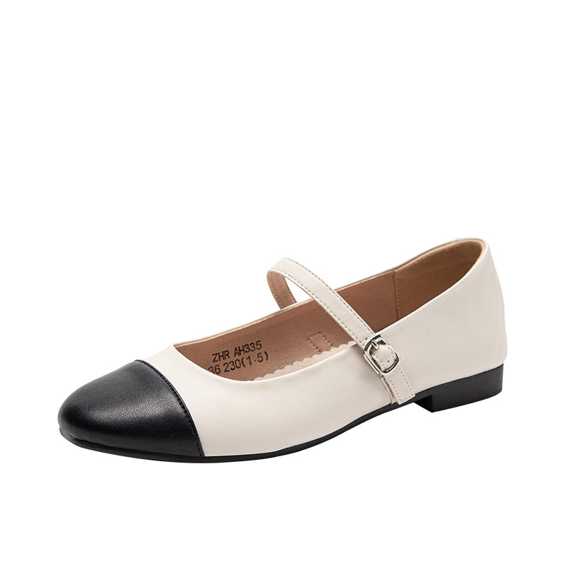 Women's Style Fashionable Mary Jane Korean Shiny Casual Shoes