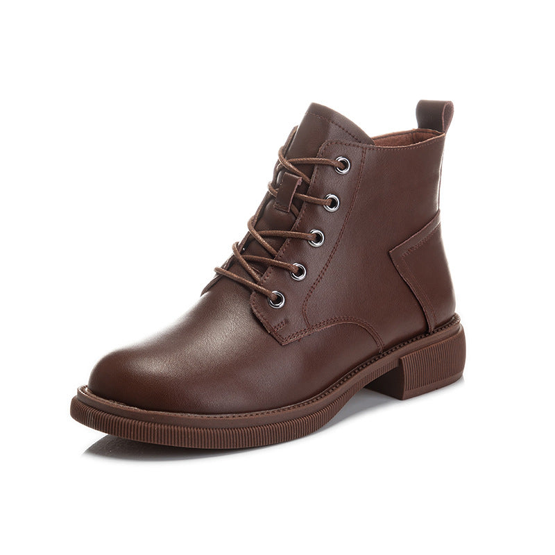 Women's Chelsea Retro Martin Plus Size Short Boots
