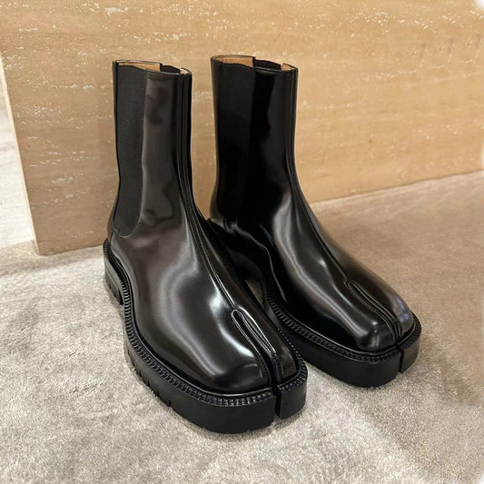 Women's High Version Style British Chelsea Platform Boots