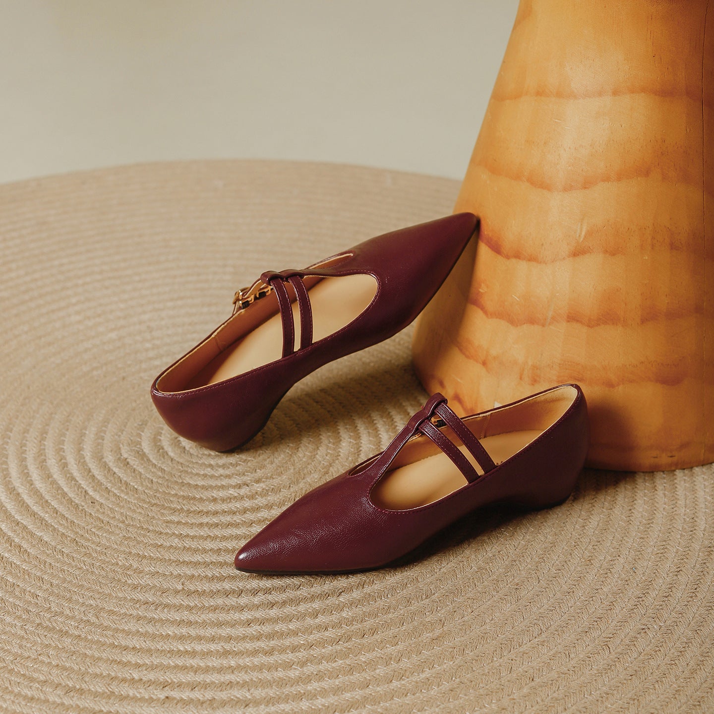 Women's Style Low-cut High Height Increasing Insole Wedge Pointed Toe Temperament Women's Fashion Shoes