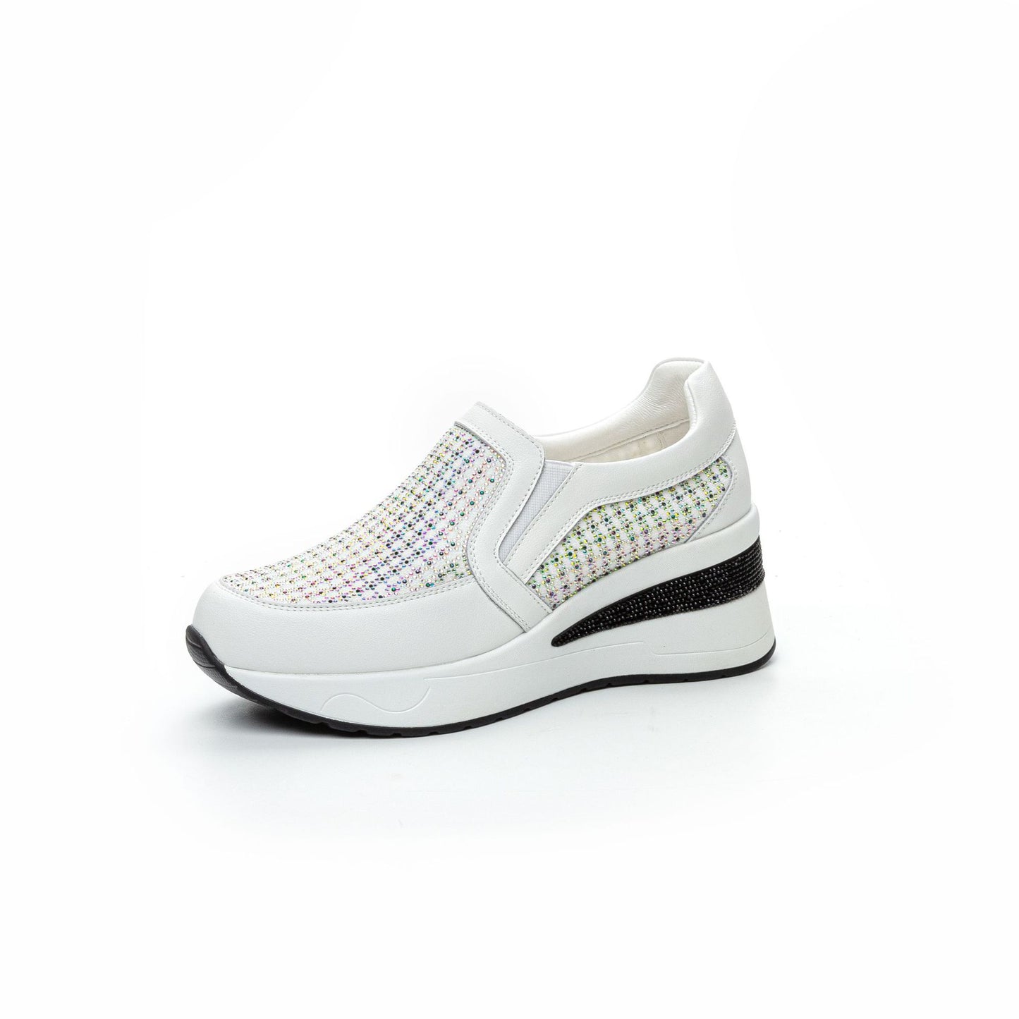 Rhinestone Wedge Female Platform Pumps Lightweight Casual Shoes